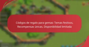 Códigos de regalo para gemas: Temas festivos, Recompensas únicas, Disponibilidad limitada