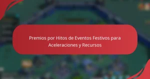 Premios por Hitos de Eventos Festivos para Aceleraciones y Recursos