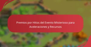 Premios por Hitos del Evento Misterioso para Aceleraciones y Recursos